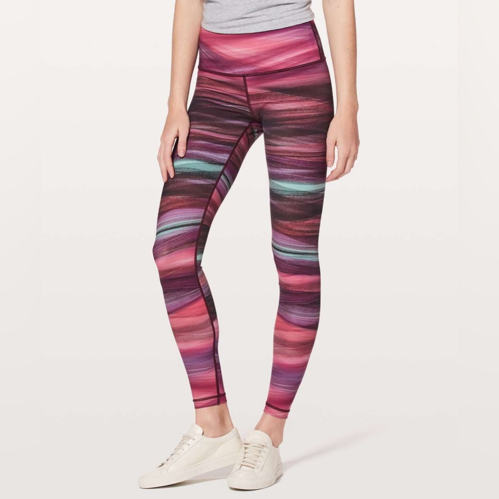 Lululemon 6 Wunder Under Hi-Rise Tight *Nulux 28" Central Saint Martins Tulle 💖💙